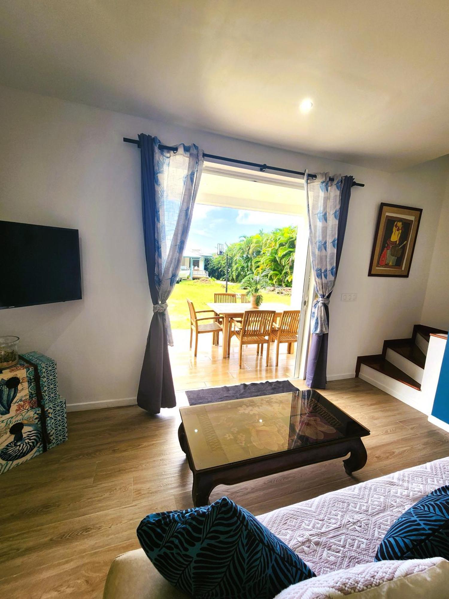 Duplex En Bord De Mer Fare Tahitea Pension Taputapuapea Dış mekan fotoğraf