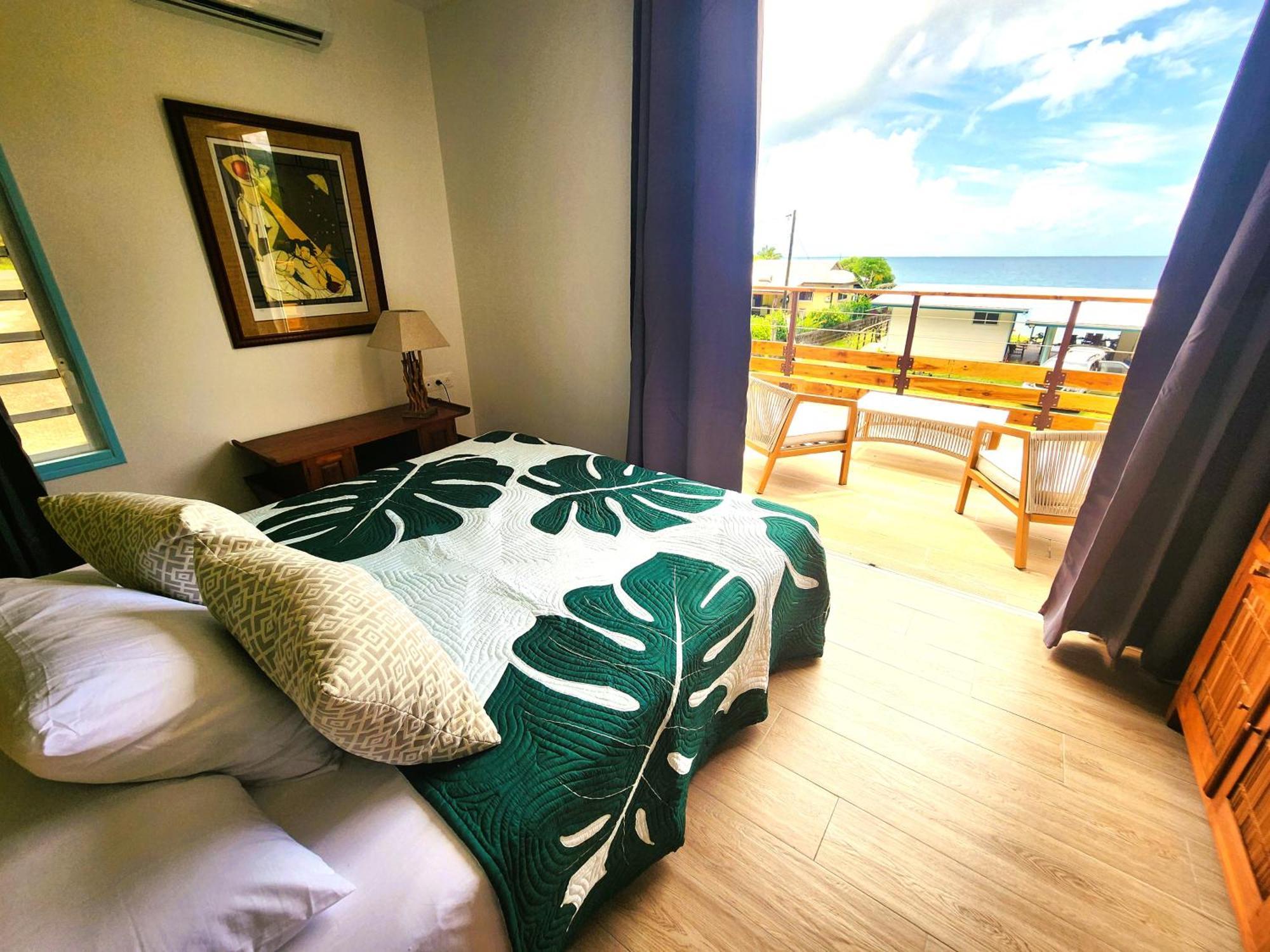 Duplex En Bord De Mer Fare Tahitea Pension Taputapuapea Dış mekan fotoğraf