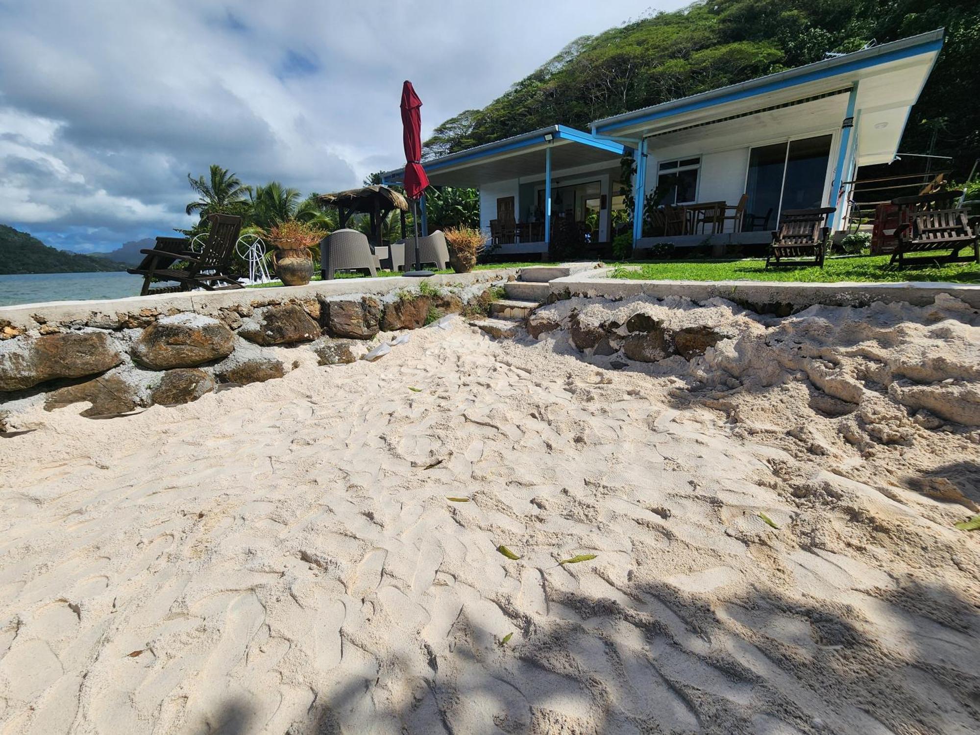 Duplex En Bord De Mer Fare Tahitea Pension Taputapuapea Dış mekan fotoğraf