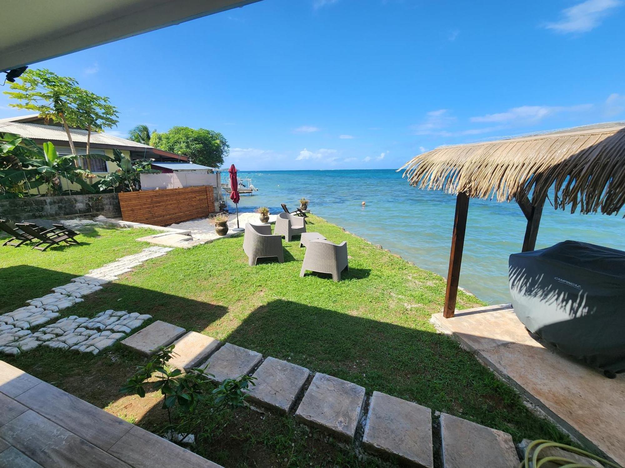 Duplex En Bord De Mer Fare Tahitea Pension Taputapuapea Dış mekan fotoğraf